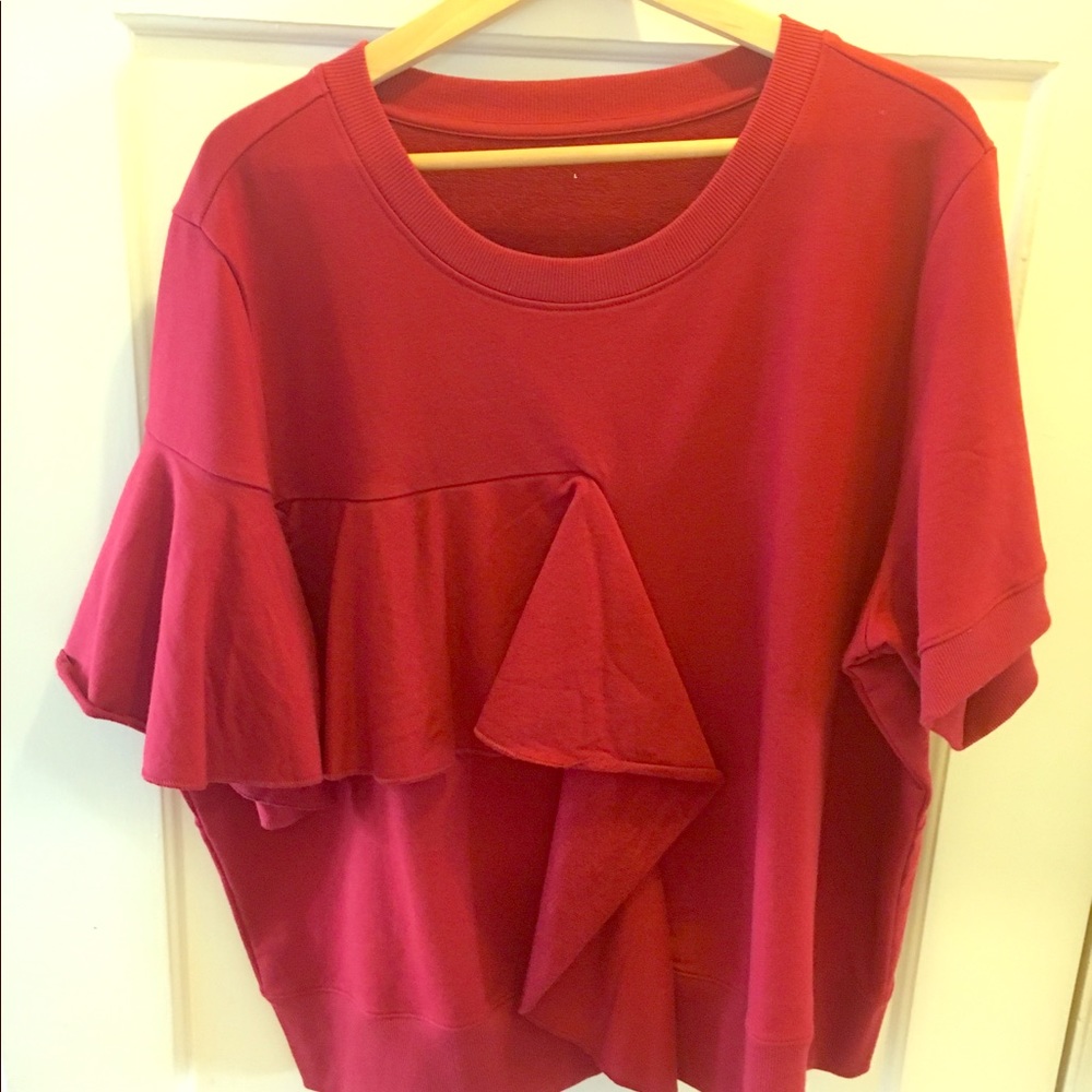 Universal Standard Ruda Flounce Sweatshirt
